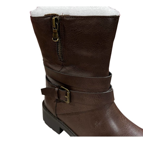 Sun + Stone Women’s Size 5 Stella Leather Zipper Booties Ankle Boots Sho… - Picture 6 of 6